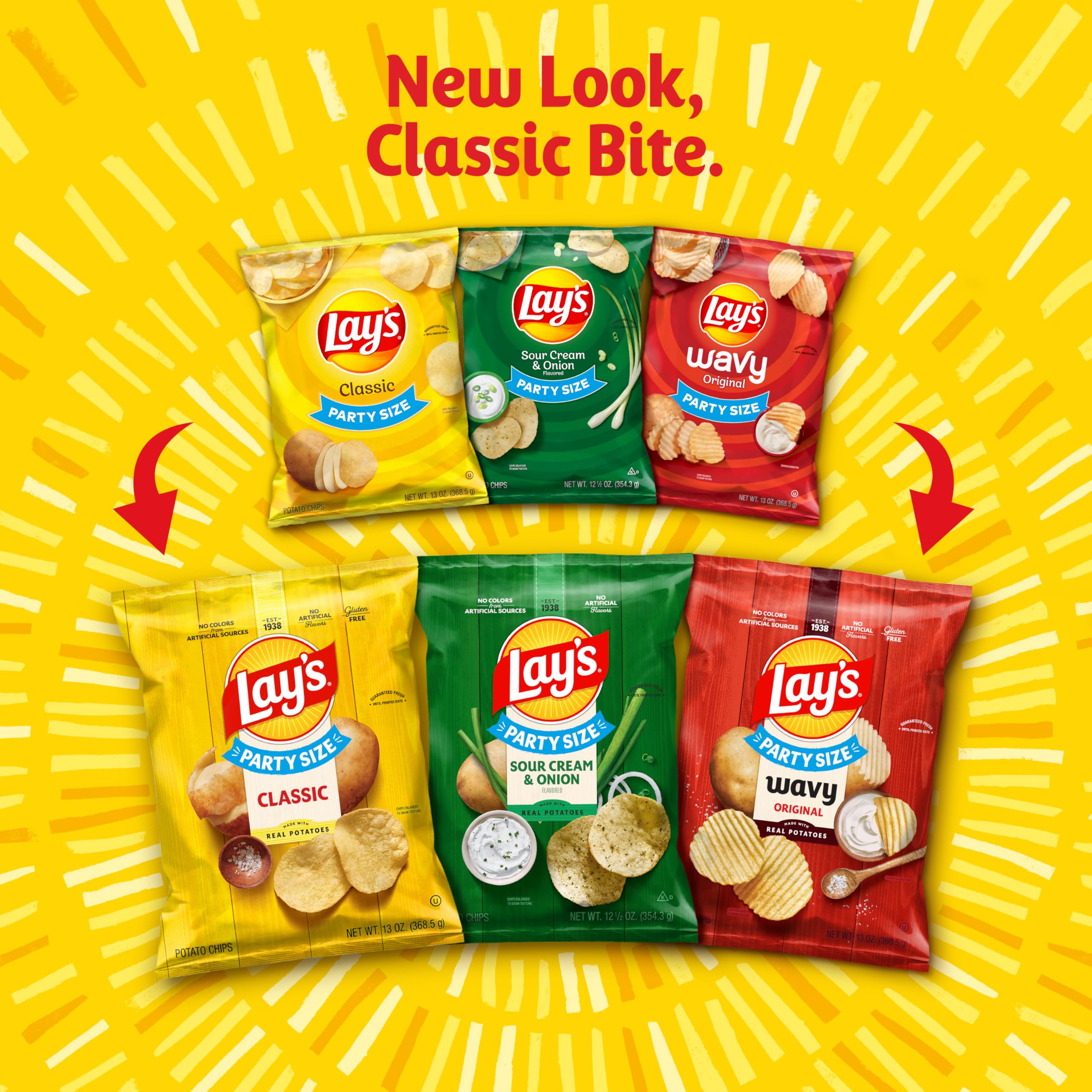 PLACEBO layz potato 5’7 30.8 cl Amazon.com: Lay's Potato Chips Variety Pack, 1 oz Bags, (21 Pack